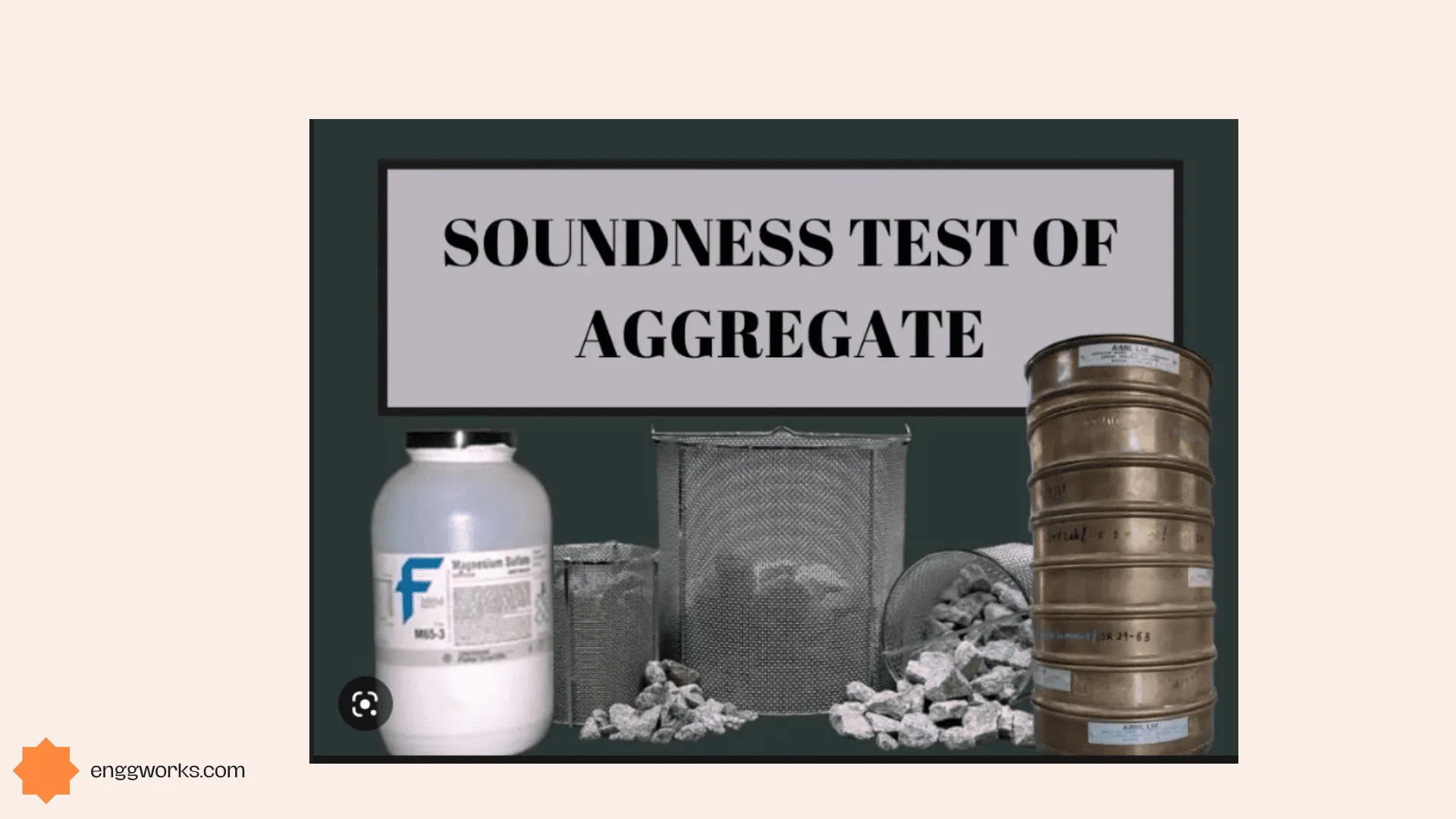 The soundness test is a critical standard test performed on both fine and coarse aggregates to determine their resistance to disintegration when exposed to weathering action. soundness test on aggregates