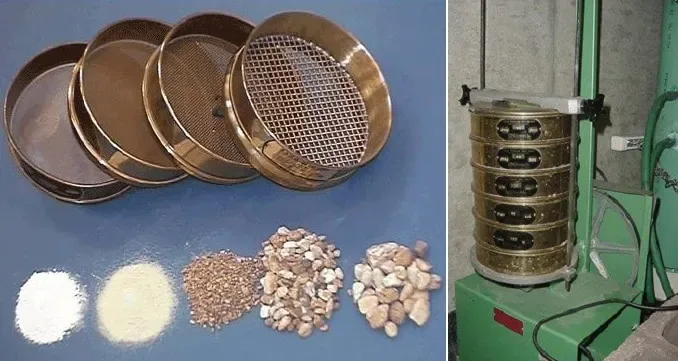 sieve analysis test for fine aggregate are crucial for determining the particle size distribution and gradation of sand or fine aggregates used in concrete and mortar. The sieve analysis of fine aggregate is code prescribed, ensuring consistent testing methods across the industry. Sieves for fine aggregate are arranged in a stack, with each sieve for fine aggregate having a specific mesh size. sieve analysis test for fine aggregate