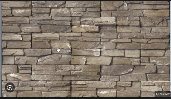 stone grouting with veneer