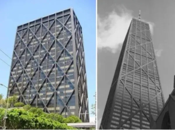 High rise buildings are typically defined as taller than 75 feet, or around 7 to 10 stories. Buildings over 300 feet (100 meters) are considered high rises in many countries. The tallest skyscrapers today exceed 2,000 feet (>600 meters). high rise building