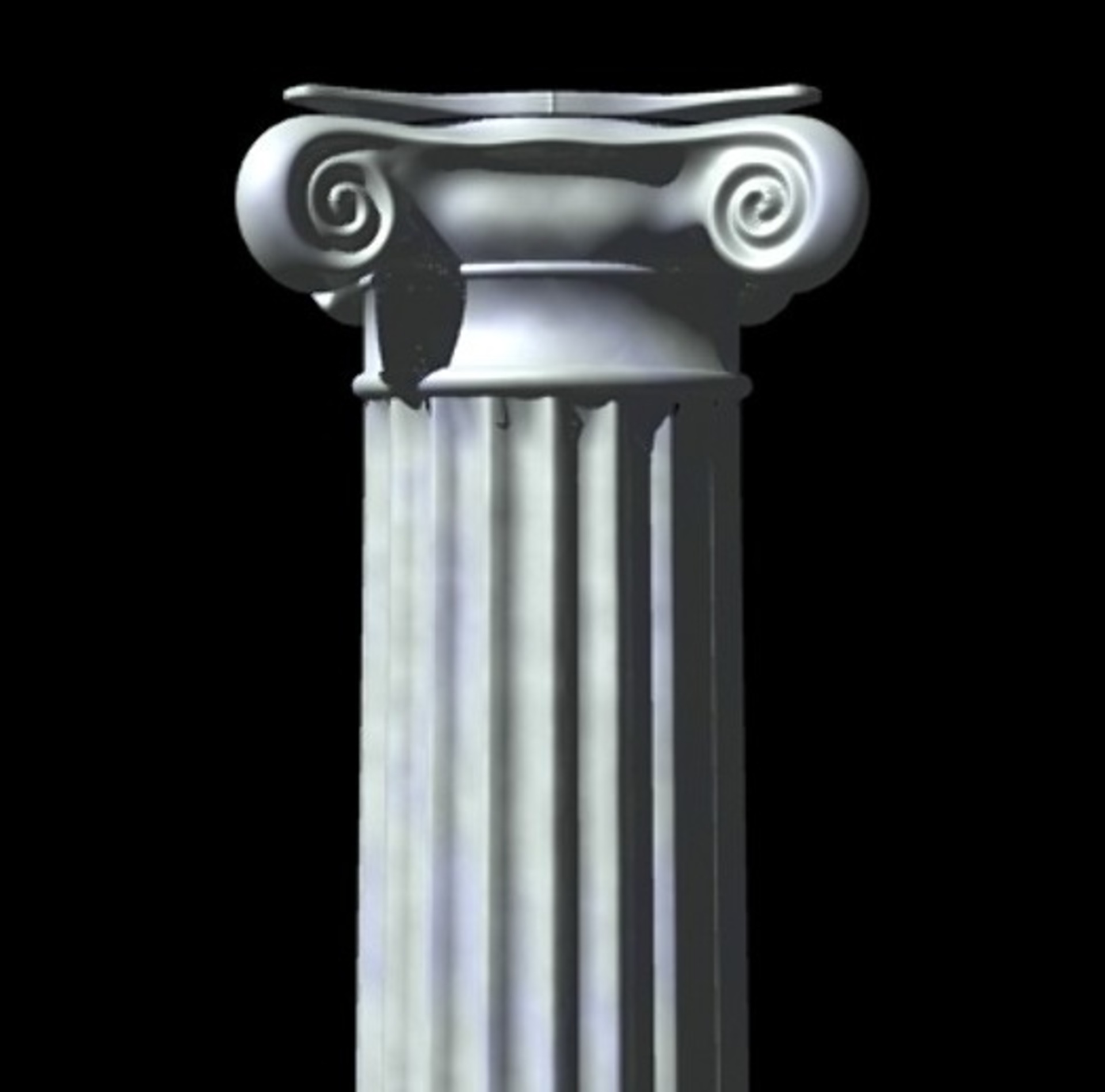fluted column