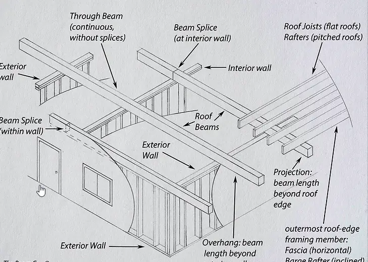 roof beam anotomy